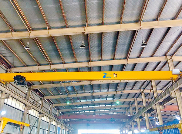 single girder overhead crane to Peru