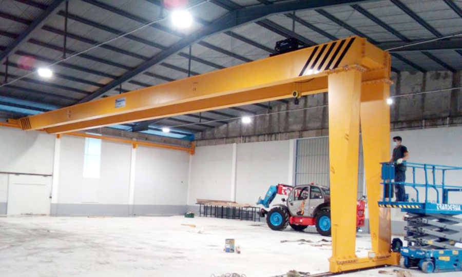 semi gantry crane 5 ton