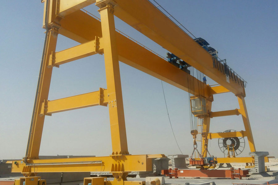 gantry crane outdoor worksite